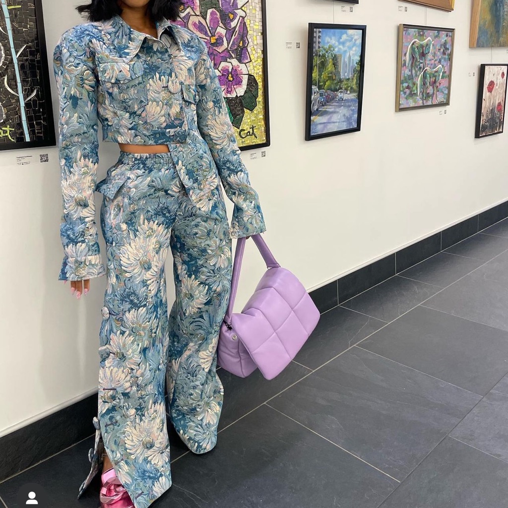Zamara Lewis Brand Floral Jacket